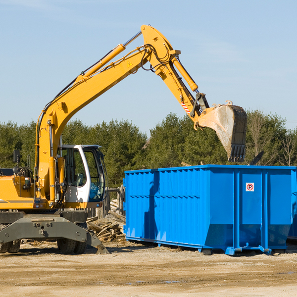 what size residential dumpster rentals are available in Herbster